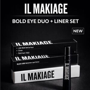 IL MAKIAGE Black Card Eye Pencil and Liner Set
